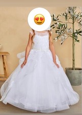 White communion dress size 8