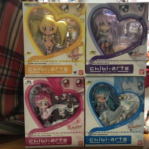 Bandai Heart Catch Pretty Cure Precure Chibi Arts Figure Doll 4 Body Set New Ebay