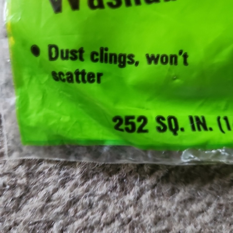 Guardsman Vtg OneWipe Ultimate Duster Cloth Large Yellow Cleaning eBay