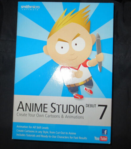 Anime Studio Debut 7 PC/MAC Software Create Cartoons Animation - NEW &  Sealed 717103901829 | eBay