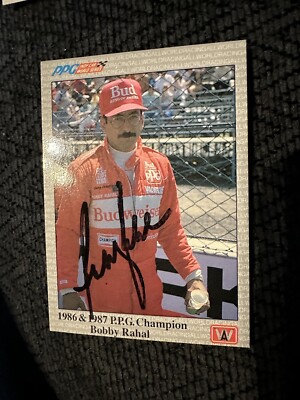 Signed Trading Card Indy 500 Car Indianapolis Bobby Rahal