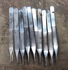 metal Tweezers Lot Of 20
