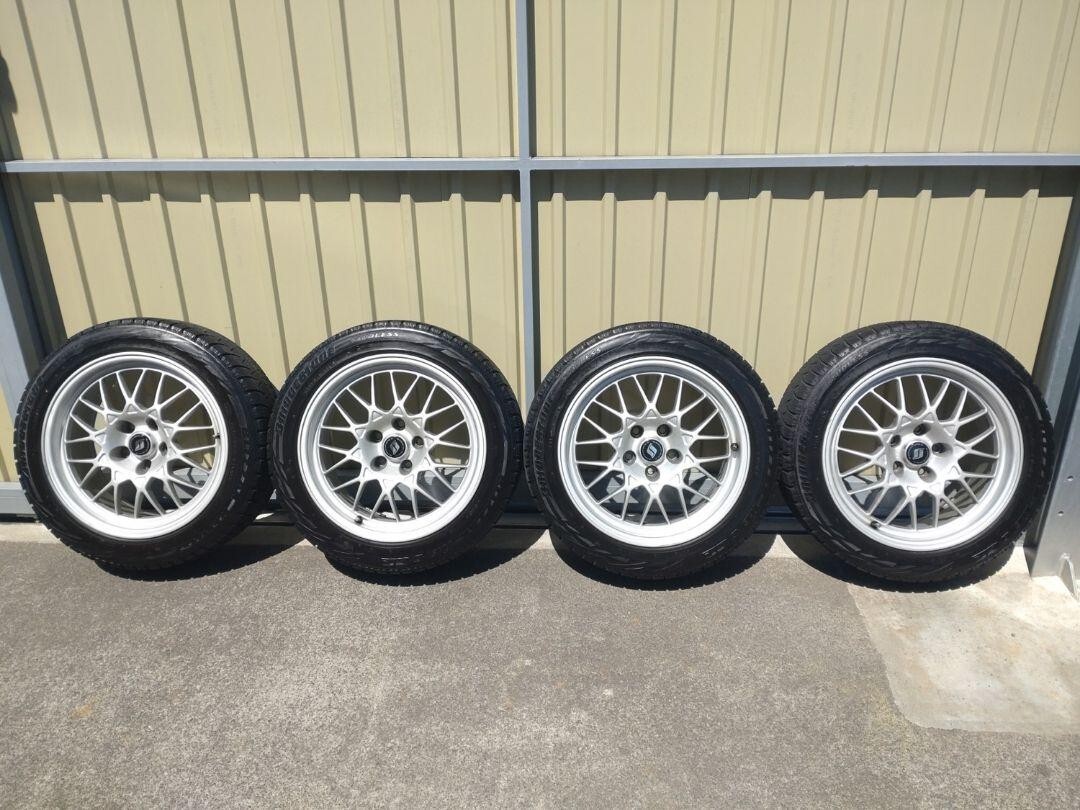 BNR32 Skyline GT-R Vspec Genuine BBS 4 Wheels 17inch 8J +30 5H