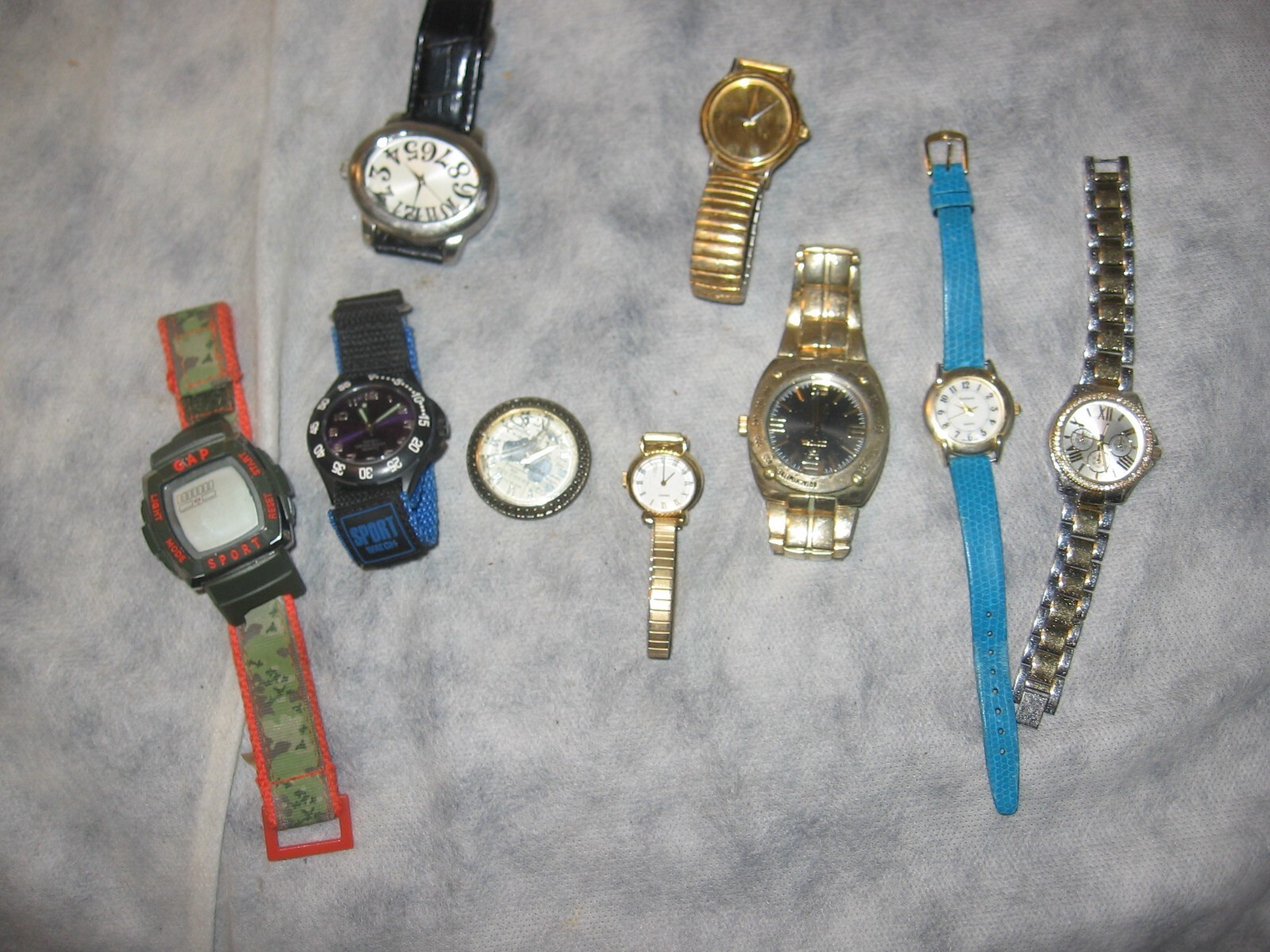 Lot of Watches GAP Demore Zoo York xhilaration Seiko *please read*