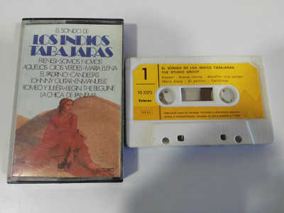 EL SONIDO DE LOS INDIOS TRABAJARAS THE STUDIO GROUP - CINTA CASSETTE 1977