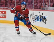 Signed Laurent Dauphin Montreal Canadiens Autographed 8x10 Photo #1 Original