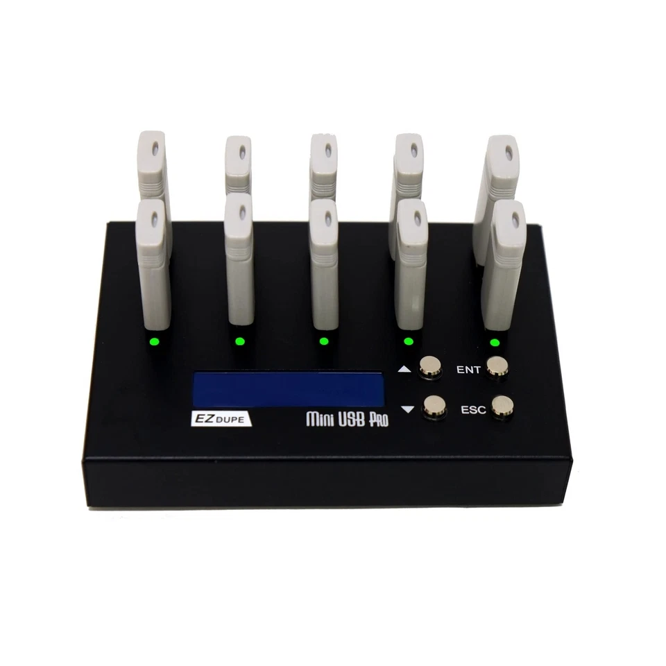 EZ DUPE 1 to 9 USB Duplicator - Standalone USB 2.0/3.0/3.1 Flash Media Thumb ... - Image 2 of 4