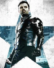 Sebastian Stan Signed The Falcon And The Winter Soldier 10x8 Photo 