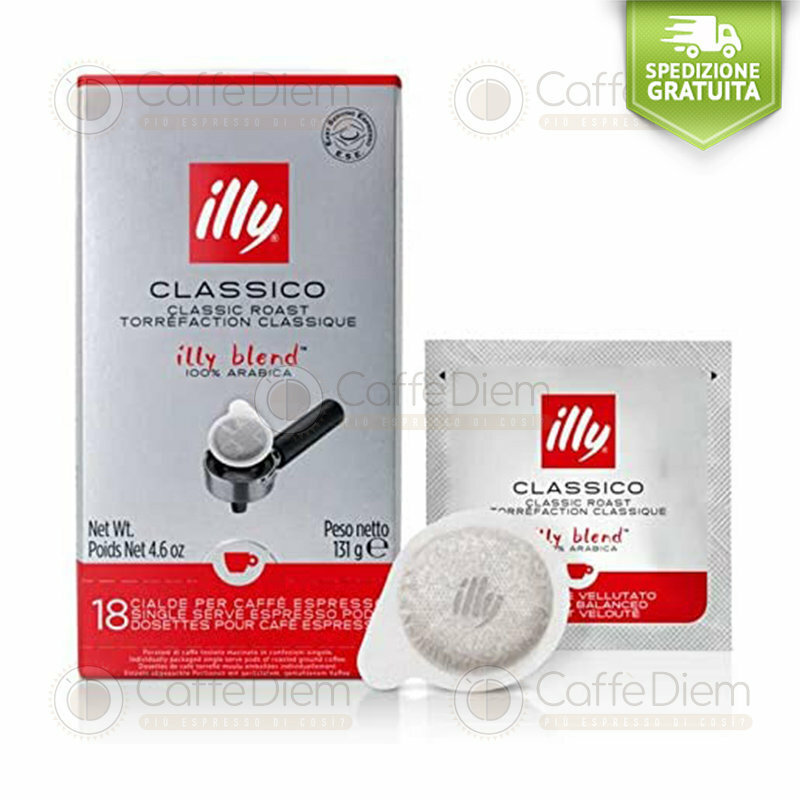 216 Cialde illy Carta 44mm Universali 12 Box da 18 Cialde illy Tostato Classico