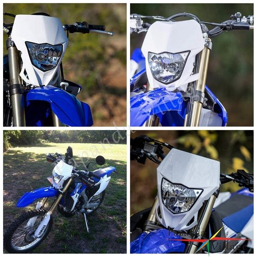 Supermoto Headlight For Yamaha YZF WR250 WR450F YZ125 YZ250 YZ426 TTR230 TTR110 - Picture 5 of 10