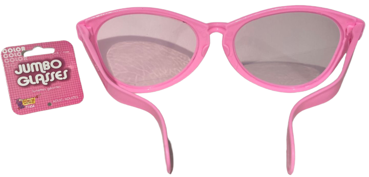 Occhiali Da Sole Giganti Jumbo Viola - Montatura Extra Large, Lenti Da Clown Nerd, Perfetti Per Scherzi E Feste!