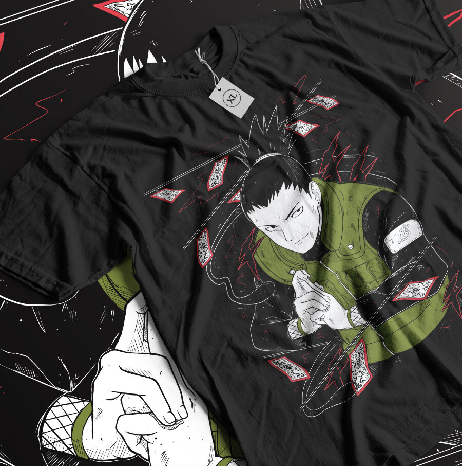 Shikamaru Nara T-Shirt Naruto Shippuden Itachi AnimeManga Gift