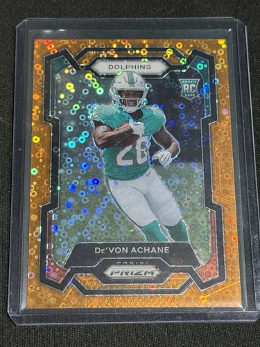 2023 Panini Prizm - Rookies Disco Prizm #365 De'Von Achane (RC)