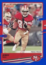 2020 Donruss NFL BLUE PRESS PROOF Parallels ~ Pick Your Cards