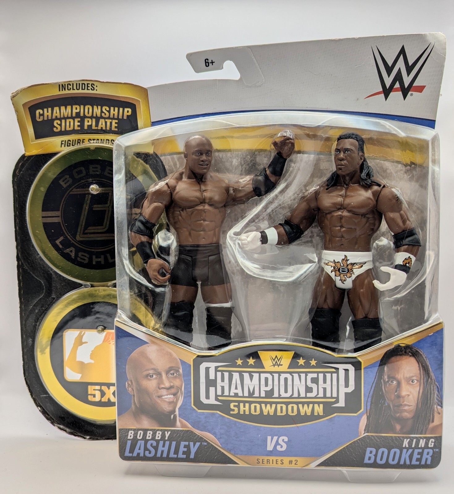 WWE Mattel Championship Showdown Series 2 Bobby Lashley Booker T Action Figure