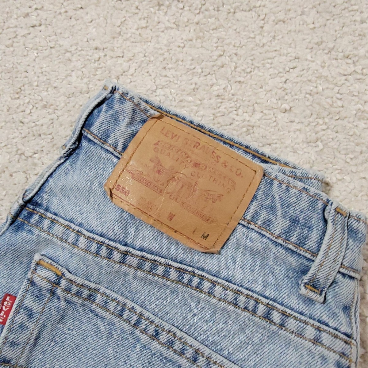 Levis 550 Mom Jeans Women 11 M Light Wash Relaxed Fit Tapered Leg