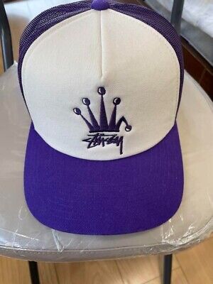 Stussy CROWN STOCK TRUCKER CAP purple | eBay