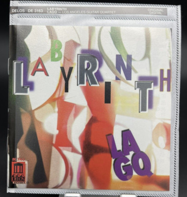 Los Angeles Guitar Quartet (LAGQ) Cd Labyrinth Classical 1995 Delos