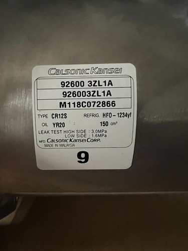 Genuine Brand New Nissan Air Con Compressor 926003ZL1A - Picture 4 of 4