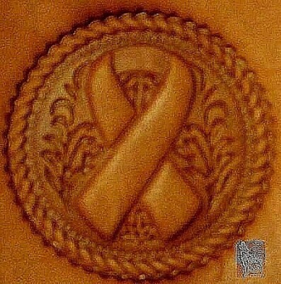CRAFTOOL -  TANDY LEATHER FACTORY - 3D STAMP -  8667-00  RIBBON 