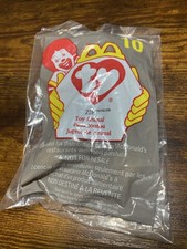 1998 McDonald  s Ty Teenie Beanie Baby Zip the Cat 10 Happy Meal, New In Package