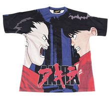 Akira Anime Kaneda Art For Villains t Shirt Japanese Anime Large Men