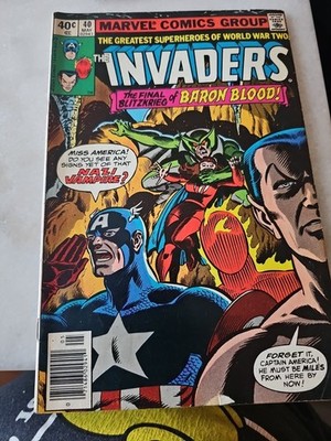 The Invaders #40 (Marvel Comics May 1979)