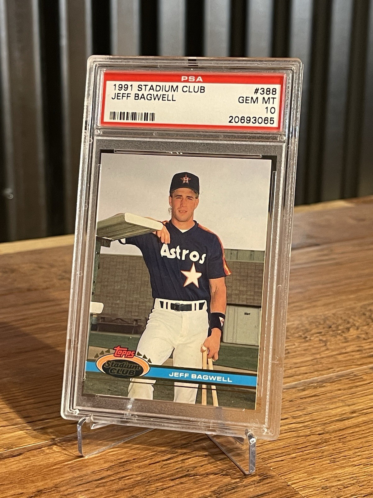 1991 Topps Stadium Club Jeff Bagwell #388 (RC) PSA 10