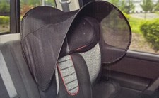 Diono Seat Shade Universal Sun Visor Solar mesh sides filter glare Allows Air
