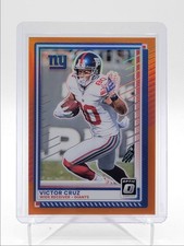 VICTOR CRUZ 2025 DONRUSS OPTIC ORANGE PRIZM NEW YORK GIANTS /299 Q4305