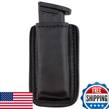 Leather Magazine Holder Made In Usa Sizes To Fit Virtually Any 9Mm .40 .45 Or