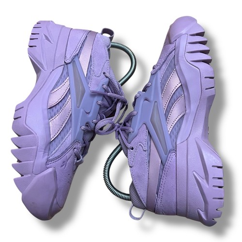 Reebok Women's 6.5 Cardi B Club C V2 Casual Shoes GW6693 Puzzled Purple - Picture 10 of 11