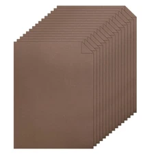 Silunkia 28 Sheets Coffee Color Cardstock 8.5 x 11 Craft Paper, 92lb Chocolat...