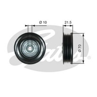Gates Umlenk FüHrungsrolle Keilrippenriemen FüR Suzuki Swift IV 1.2 Splash