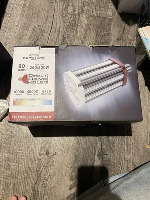 Keystone KT-LED80HID-EX39-840-D  MH Replacemt, 80W 1000 Lumen 4000K