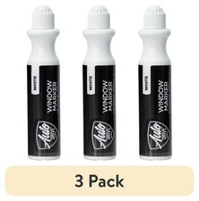 3 pack Automotive Window Marker, White