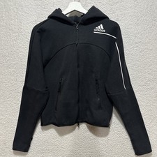 Adidas Women’s S Z.n.e. Hoodie Track Top Jacket Black Multi-Sport Zip Pockets