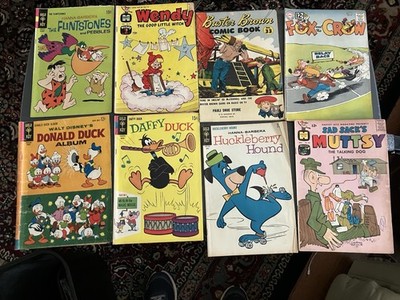 Silver Age (1956-1969) Vintage Comic Books, Lot Of 8, Different Publishers