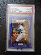 PSA 10-Panini Prizm Blue Shimmer #238 Chicago Cubs Fergie Jenkins #01/15.