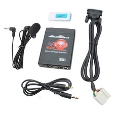 Bluetooth Car Kit, 3 in 1 Car Audio Input Adapter with AUX USB Bluetooth for ...