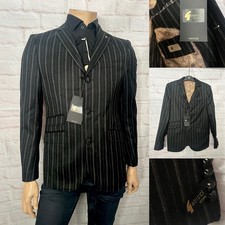 Gabicci Vintage Henley Boating Blazer, Stripe, Size 38", BNWT