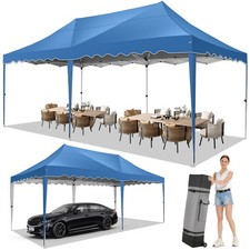 10x20 EZ Pop Up Outdoor Canopy Tent Folding Outdoor Party Tent Shade Shelter NEW