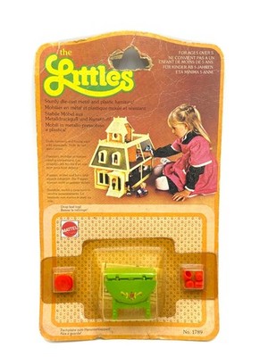 1980 Mattel The Littles Drop Leaf Tisch Druckguss Puppenhaus Möbel 1789 # GV