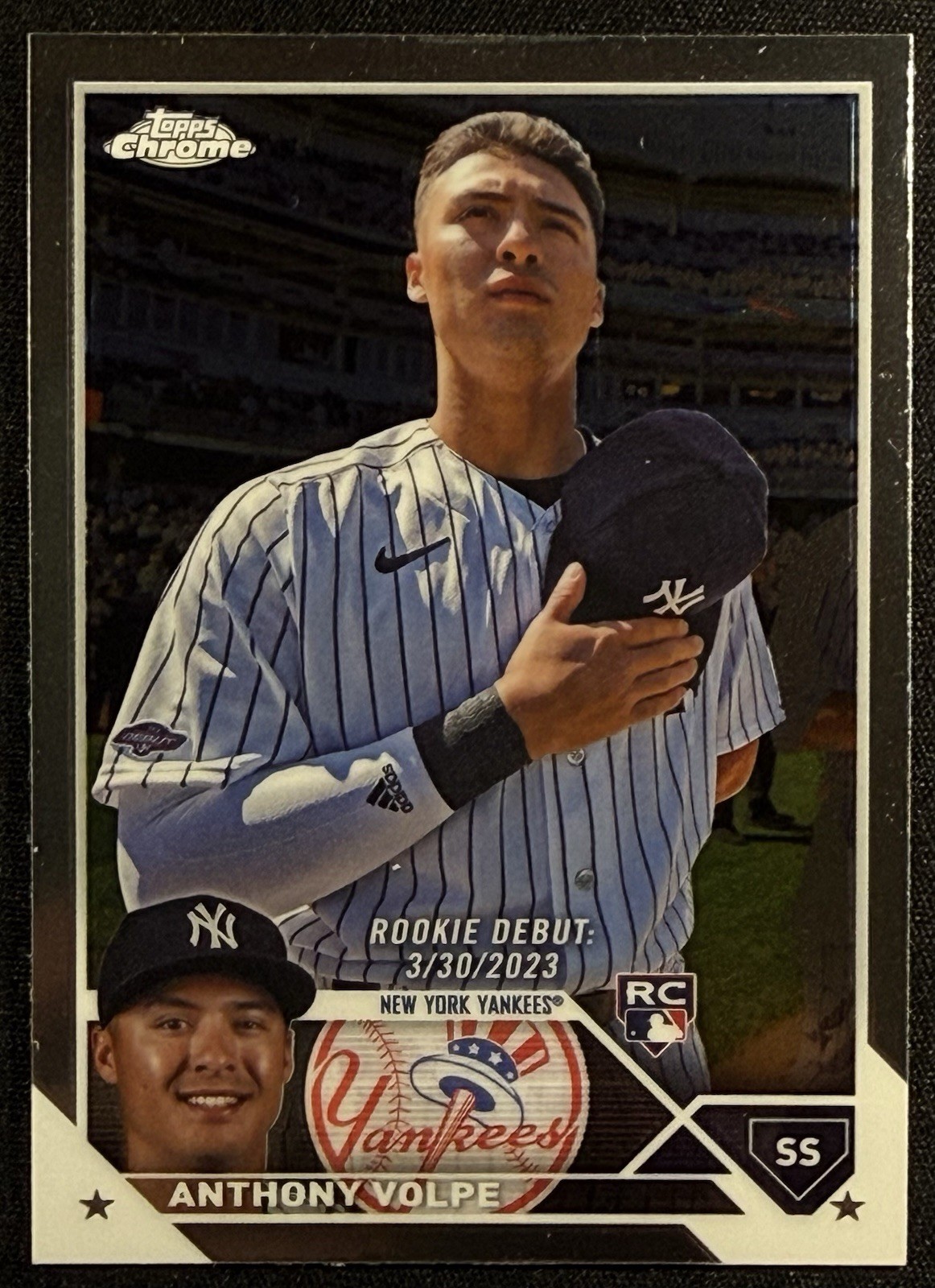 2023 Topps Chrome Update ANTHONY VOLPE RC Rookie #USC35 Yankees