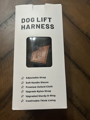 Dog Lift Harness Mobility Aid for Senior/Injured Dogs Adjustable & Portable Sz L