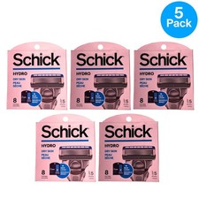 Schick Hydro Dry Skin Razor Cartridges 5 Pack 8 Ct