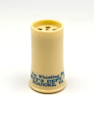 Vintage Advertising Siren Thimble Whistle-Leggett's Roanoke, VA