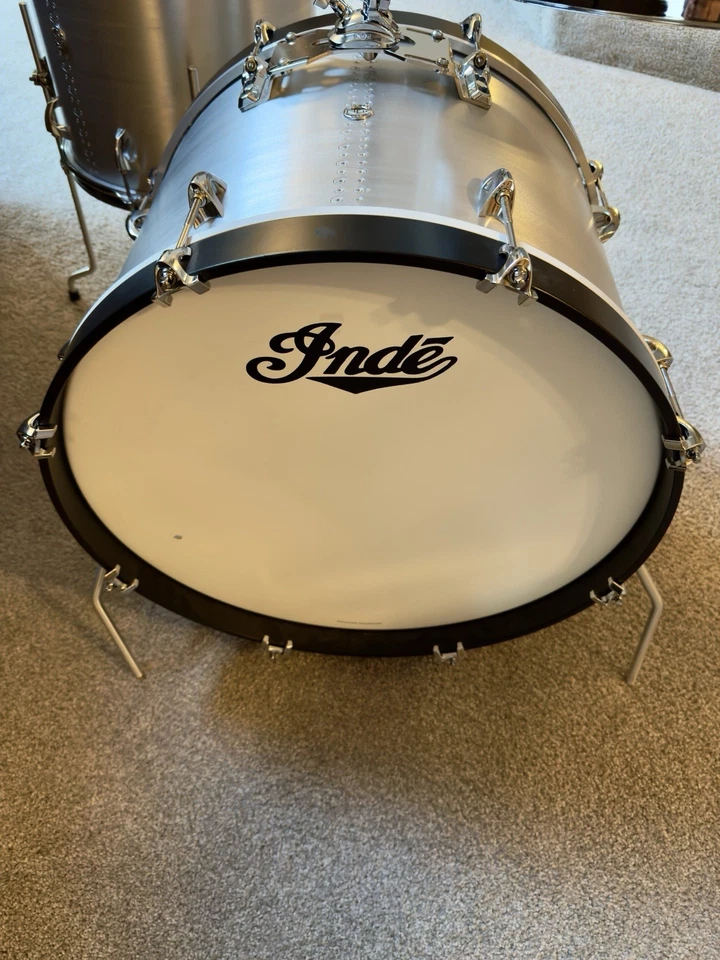 INDe Kalamazoo 2024 - Aluminum Drum Kit: 20/14/12 USA Made - Image 2 of 4
