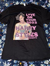 Harry Styles T-shirt Adults Large Love On Tour 2022 Black