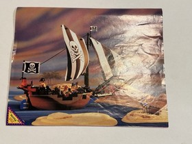 Lego Vintage Pirate Set 6268 Renegade's Runner Complete w/ Manual